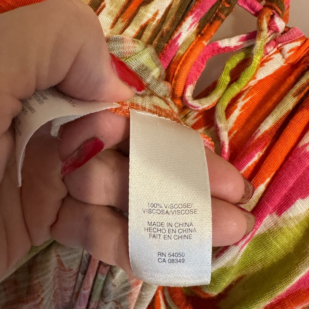 Jones New York Women's Casual Colorful Patterned Top 2X #6 - Picture 6 of 7